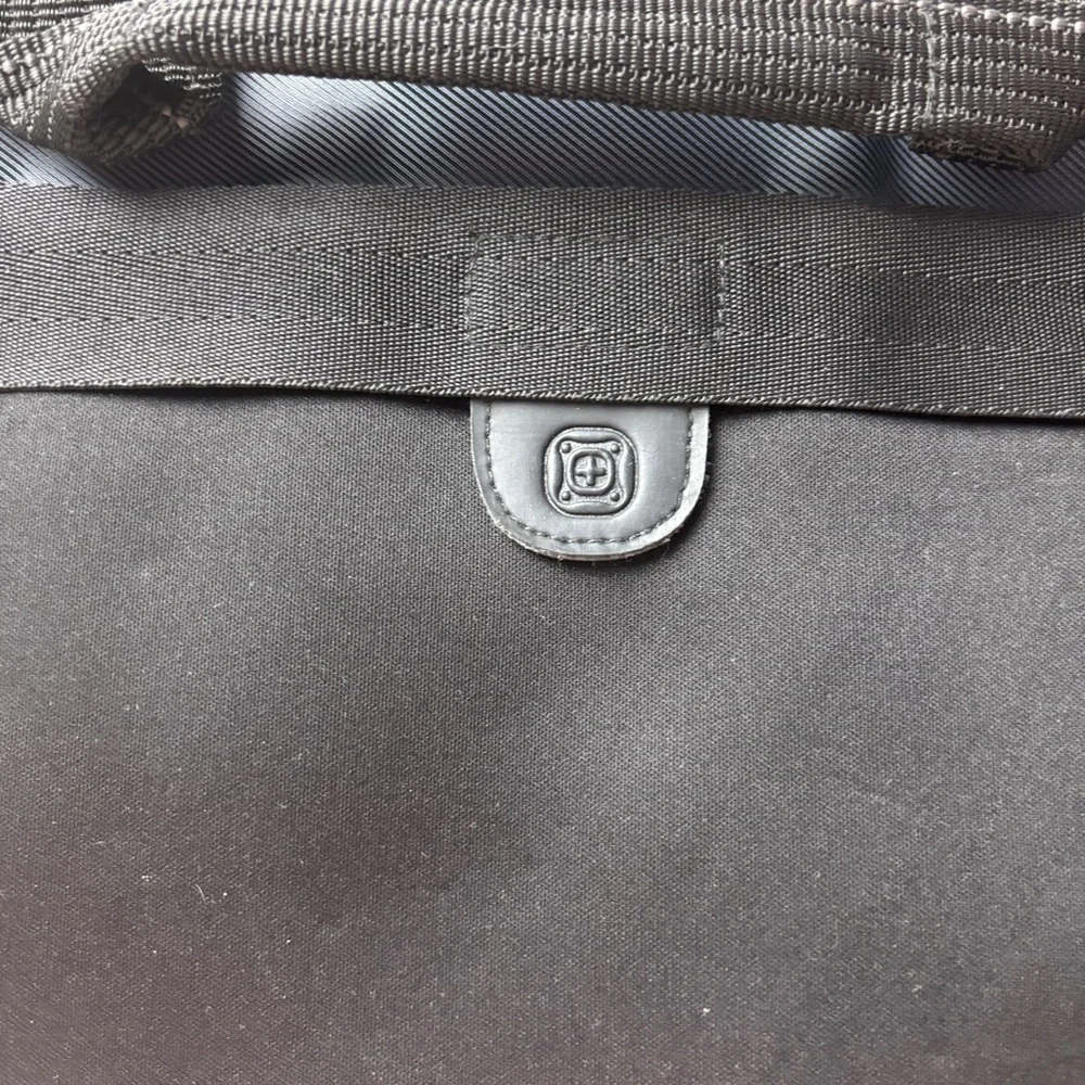 SwissGear Black and Blue Laptop Bag, messenger strap and handles, work, school